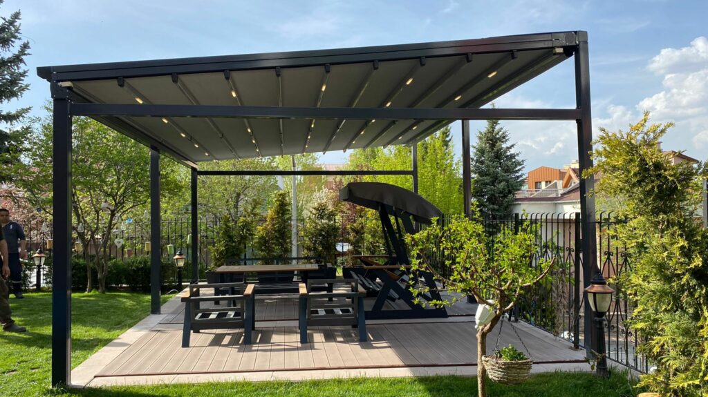 Angora Evleri Bahçe Pergola Projesi 1