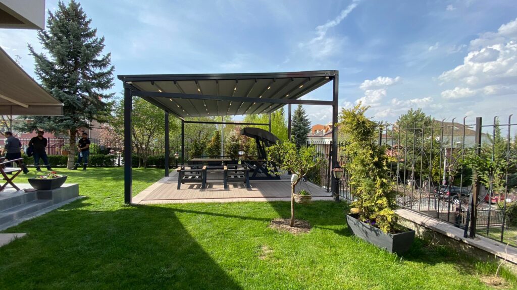 Angora Evleri Bahçe Pergola Projesi 2