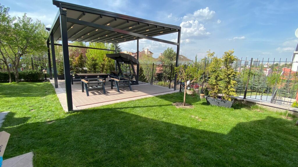 Angora Evleri Bahçe Pergola Projesi 5